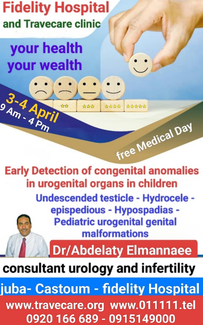 free medical day for early detection of urogenital organs in childeren